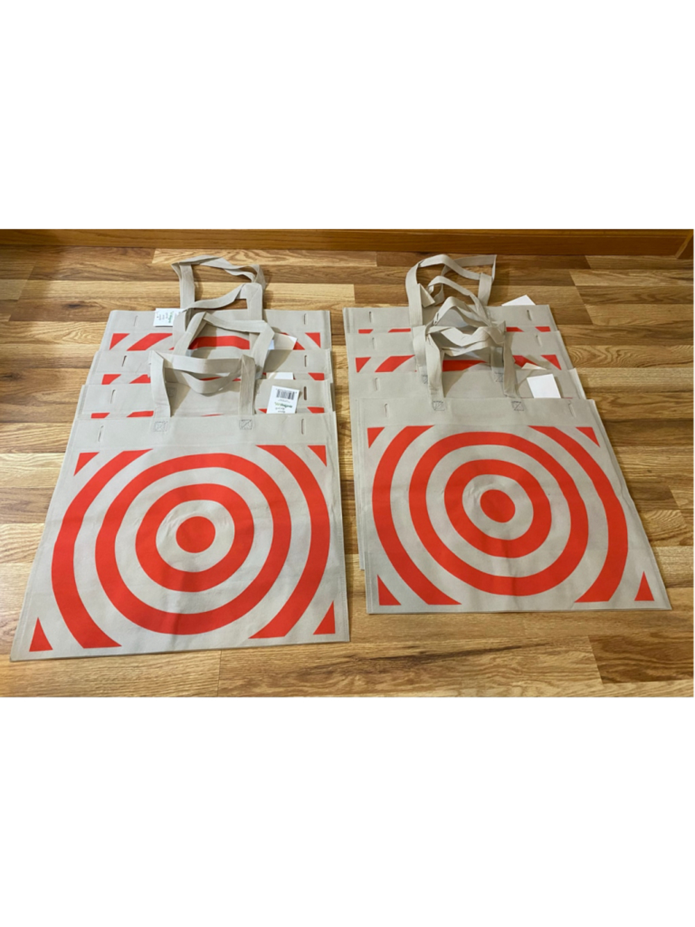 Target Reusable Tote Bags (8) Pack NWT